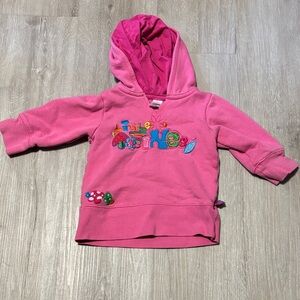 Little Tikes Vibrant Pink Kids Hoodie with Playful Embroidery